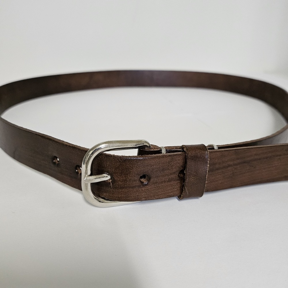 Alex‎ Crane Men's Brown Leather Belt Made In Oaxaca Mexico Size XL